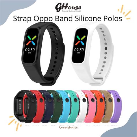 Strap Oppo Band Silikon Motif Tali Pengganti Jam Oppo Band Bahan Silikon Gambar Warna